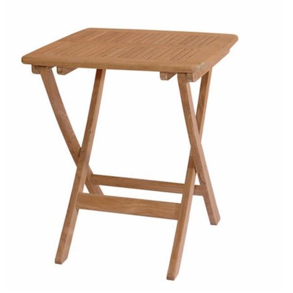 Anderson Anderson Teak TBF-024S Windsor 24 Inch Square Picnic Folding Table TBF-024S